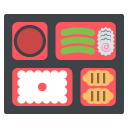 эмодзи эмодзи коробочка с японским обедом
