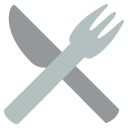 эмодзи эмодзи вилка и нож