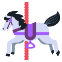 эмодзи эмодзи карусель-лошадь