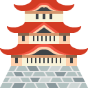 эмодзи эмодзи японский замок