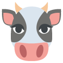 эмодзи эмодзи лицо коровы
