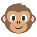 эмодзи эмодзи лицо обезьяны