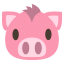 эмодзи эмодзи лицо свиньи