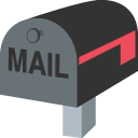 эмодзи эмодзи закрытый почтовый ящик с опущенным флажком