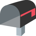 эмодзи эмодзи открытый почтовый ящик с опущенным флажком