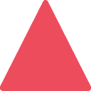 эмодзи эмодзи красный треугольник, направленный вверх