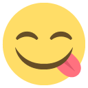 эмодзи эмодзи улыбающееся лицо с высунутым языком