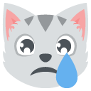 эмодзи эмодзи плачущий кот
