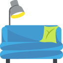 эмодзи эмодзи диван и лампа