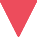 эмодзи эмодзи красный треугольник, направленный вниз